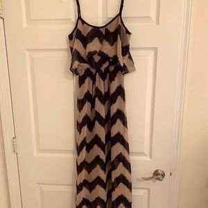 Chevron Maxi Dress